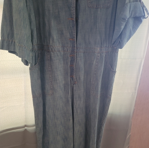 Lightweight denim jumpsuit - Picture 4 of 4